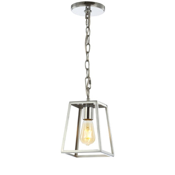 Ira 6.25" Adjustable Drop Metal LED Pendant - JONATHAN Y